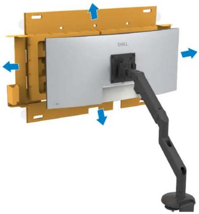 DELL UltraSharp U5226KW - Support mural/Bras tiers (facultatif) - 3