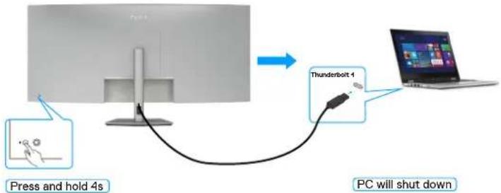 DELL UltraSharp U5226KW - Utilisation de la fonction DPBS - 3