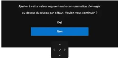 DELL UltraSharp U5226KW - Messages d'avertissement de l'OSD - 8