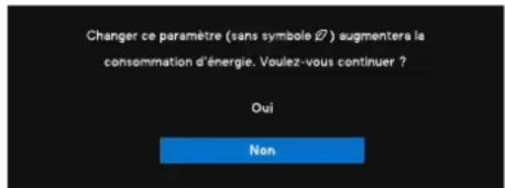 DELL UltraSharp U5226KW - Messages d'avertissement de l'OSD - 7