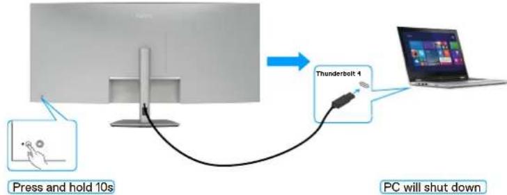 DELL UltraSharp U5226KW - Utilisation de la fonction DPBS - 5