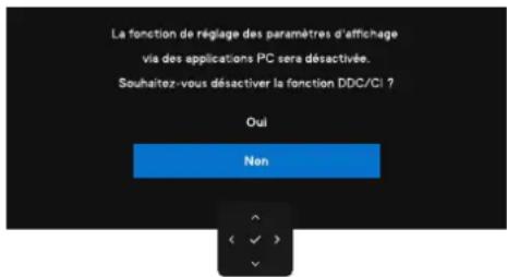 DELL UltraSharp U5226KW - Messages d'avertissement de l'OSD - 2