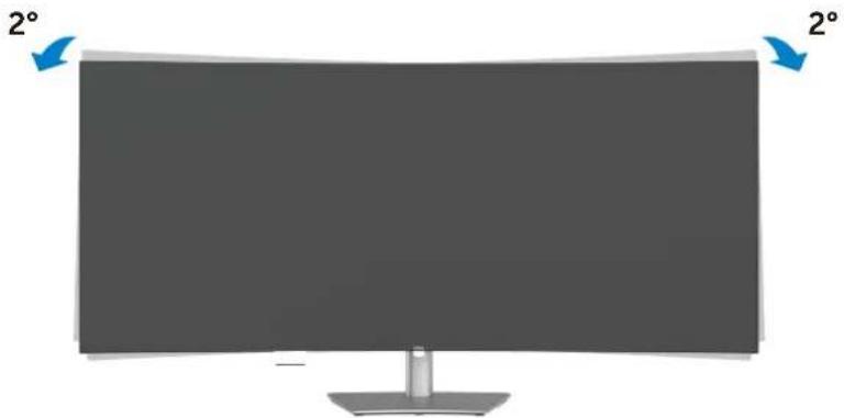 DELL UltraSharp U5226KW - Réglage de l'inclinaison - 1
