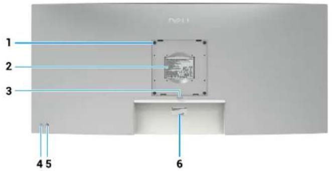 DELL UltraSharp U5226KW - Vue de derrière - 1