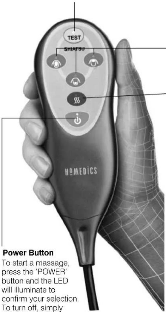 HOMEDICS SBM-215H-GB - Demo Button - 1