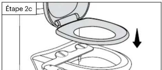 Brondell FreshSpa Thinline FSA-25 - Installation de la fixation du bidet - 3