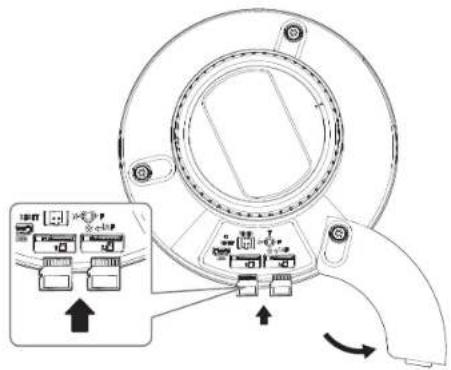 Hanwha Vision PND-A9081RV - Insertion d'une carte mémoire micro SD - 1