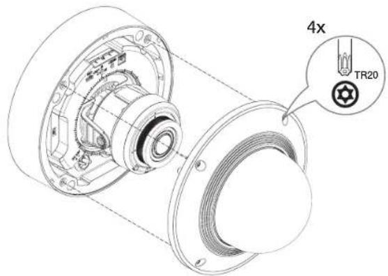 Hanwha Vision PND-A9081RV - [Installation directe sur mur/plafond] - 1