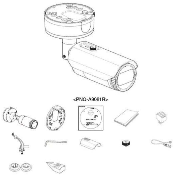 Hanwha Vision PND-A9081RV - Caméra extérieure de type bullet - 1