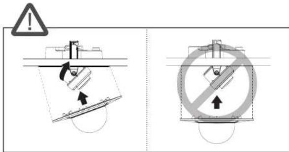 Hanwha Vision PND-A9081RV - Assemblage du couvercle du dôme - 2
