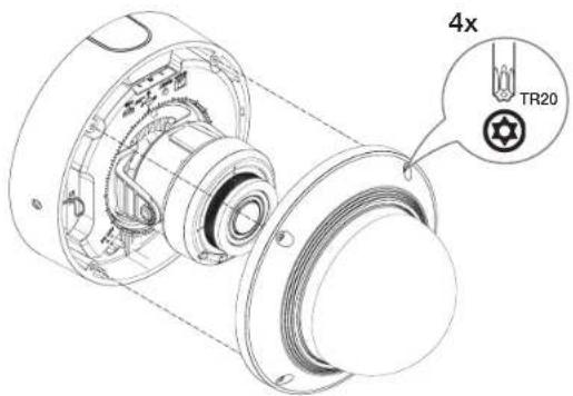 Hanwha Vision PND-A9081RV - [Installation directe sur mur/plafond] - 1