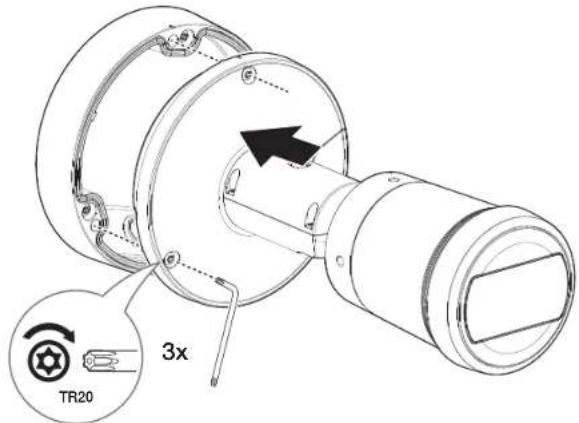 Hanwha Vision XNO-A9084R - Installation du corps de la caméra - 4