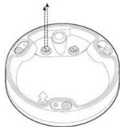 Hanwha Vision TNO-L3030T - Raccorder le cable impermeable d'alimentation et LAN - 1