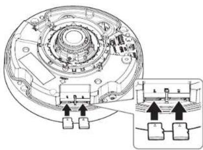 Hanwha Vision XNF-9010RV - Insertion d'une carte Micro SD - 1
