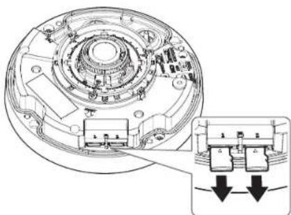 Hanwha Vision XNF-9010RV - Retrait d'une carte Micro SD - 1