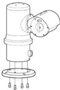 Hanwha Vision TNU-6320E - - Comment faire pour installer une console de support sur le système - 1