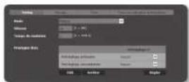Hanwha Vision TNU-6320E - Pour configurer les réglages de swing - 2