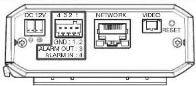 Hanwha Vision XNB-6002 - Connexion au boîtier du port E/S - 1