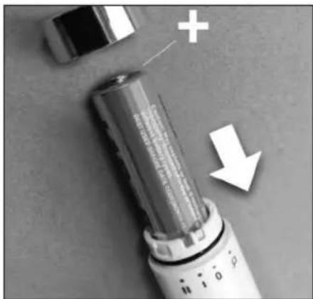 HOMEDICS FAC-100-EU - DE BATTERIJEN PLAATSEN - 1