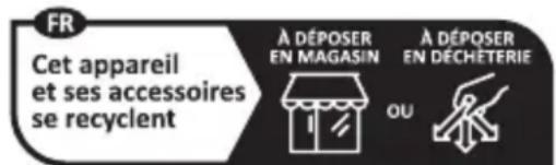 HOMEDICS MAN-1700B-EU - Explication WEEE - 2