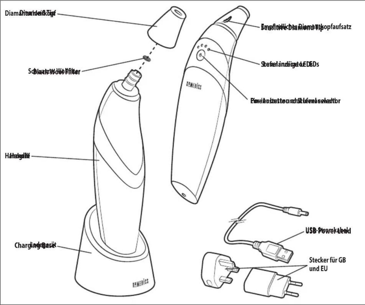 HOMEDICS MDA-100-EU - PRODUKTEIGENSCHAFTEN: - 1