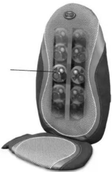 HOMEDICS GSM-400H-GB - Masaje de rodillo - 1