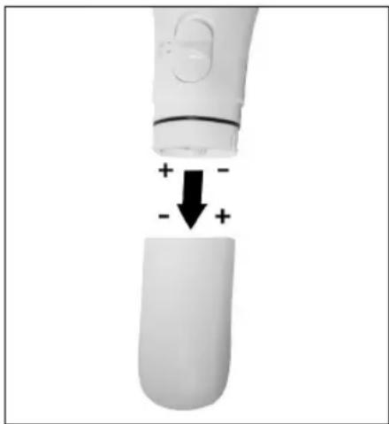 HOMEDICS FAC-500A-EU - INNSETT BATTERIENE - 1
