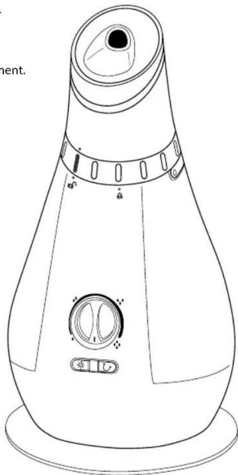 HOMEDICS HUM-CM50B-GB - Capacité du réservoir - 1