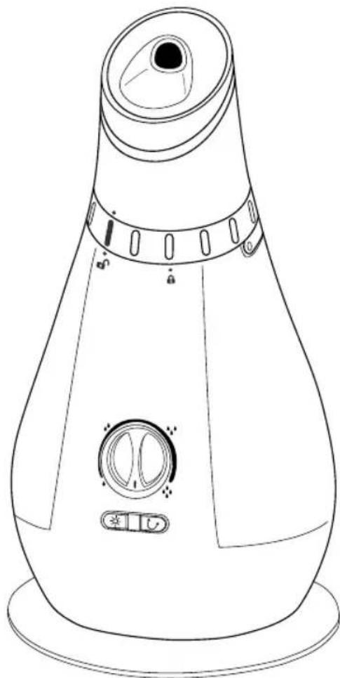 HOMEDICS HUM-CM50B-GB - Behållarens kapacitet - 1