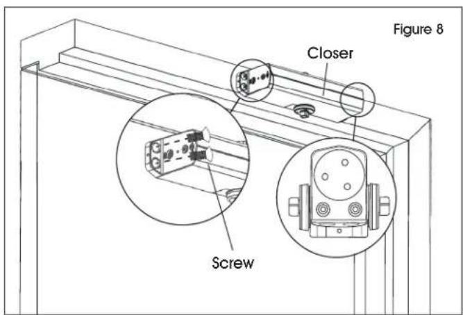 Uline H-11970 - TOP JAMB MOUNTING - 3