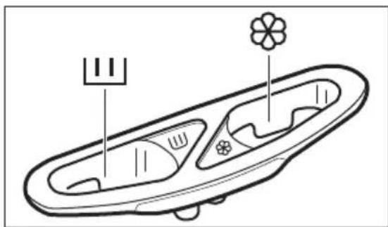 Essentiel B ELT712-1b - Compartimentos de detergente. Uso de detergente y aditivos - 3