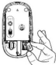 Essentiel B M-11-SF - Connecting the mouse via the USB-A receiver - 1