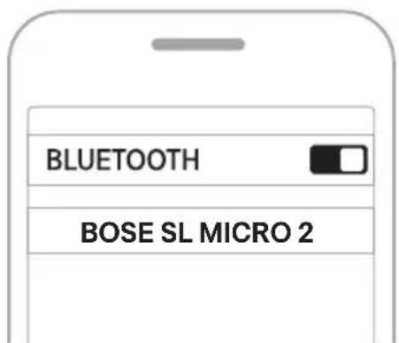 BOSE SoundLink Micro Portable Speaker (2nd Gen) - 機器の Bluetooth 設定を使用する - 2