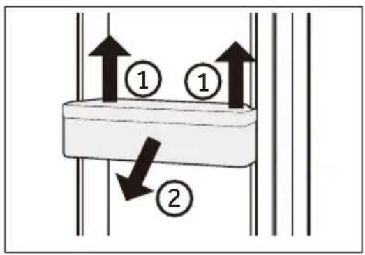 HAIER HTR3518EWMXK - Removable door racks/bottle holder - 1