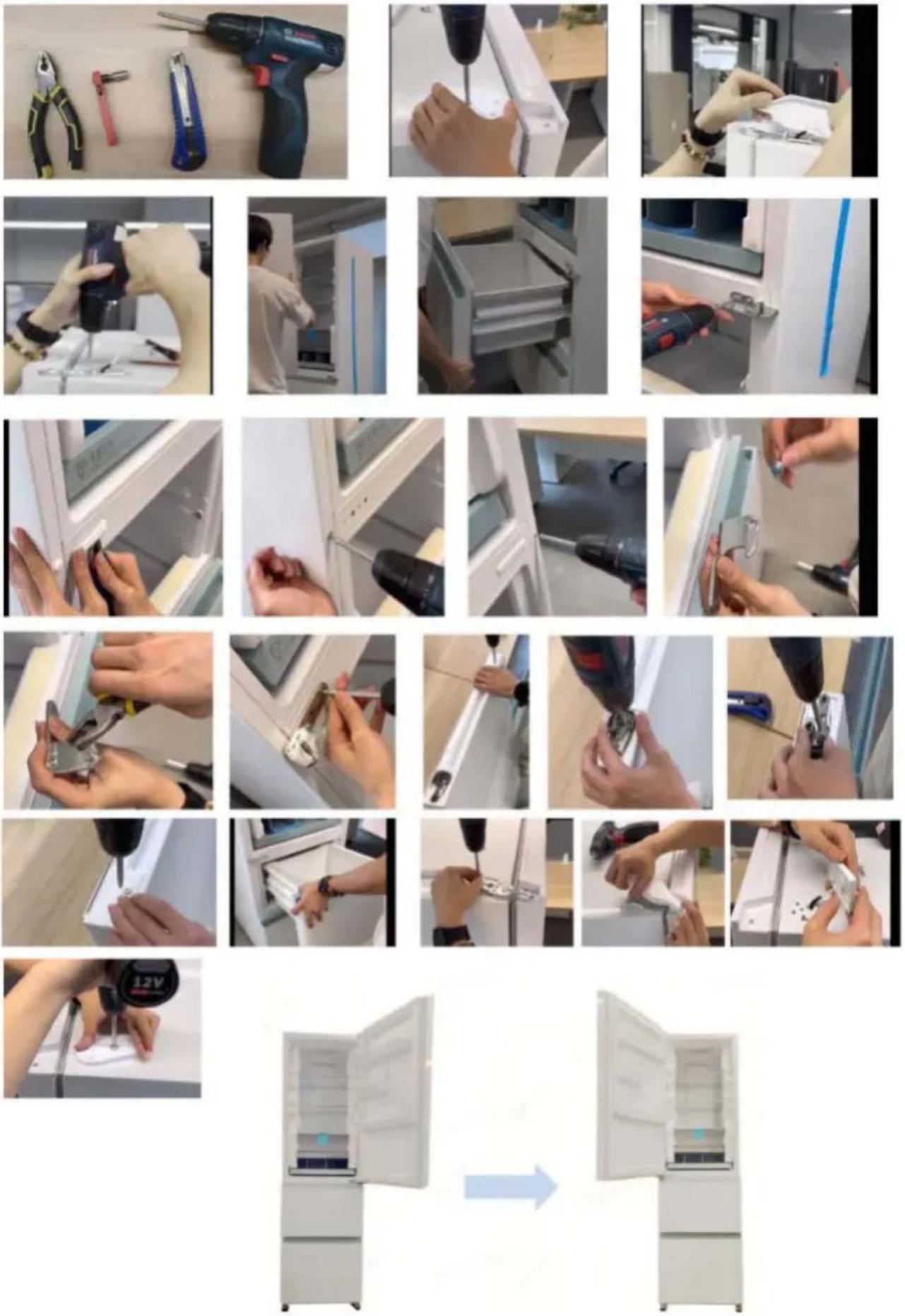 HAIER HTR3518EWMXK - Montagestappen - 1