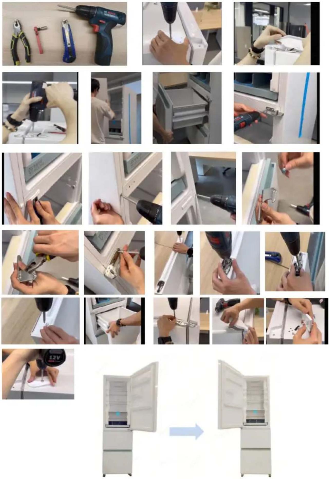 HAIER HTR3518EWMXK - Assembly steps - 1