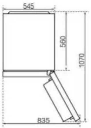 HAIER HTR3518EWMXK - Spazio consigliato - 1
