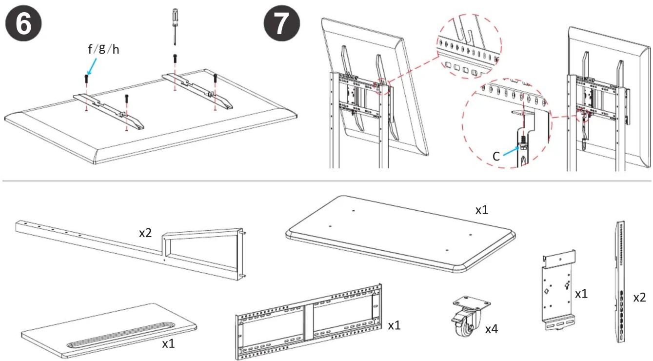 VIEWSONIC VB-STND-001-2C - Quick Start Guide - 1