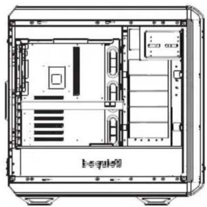 Be Quiet! Dark Base Pro 900 rev. 2 - MOTHERBOARD: E-ATX - 1