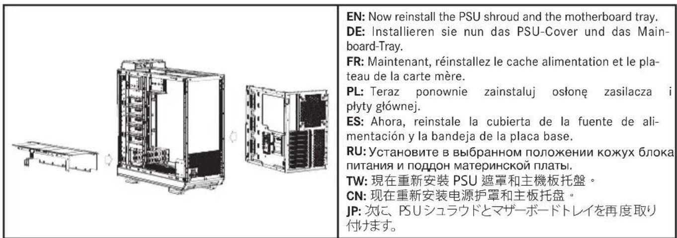 Be Quiet! Dark Base Pro 900 rev. 2 - Assembling with inverted layout | Zusammenbau eines inversen Aufbau | Assemblage avec disposition inversée | Montaz wukfadzie odwroconym | Montaje con configuracion invertida | C6opka Kopnyca c 6bpaTHoH KOMNoHOBKoI | 反向配置組裝 | 倒置布局組裝 | 反転レイアウトの組立 - 1