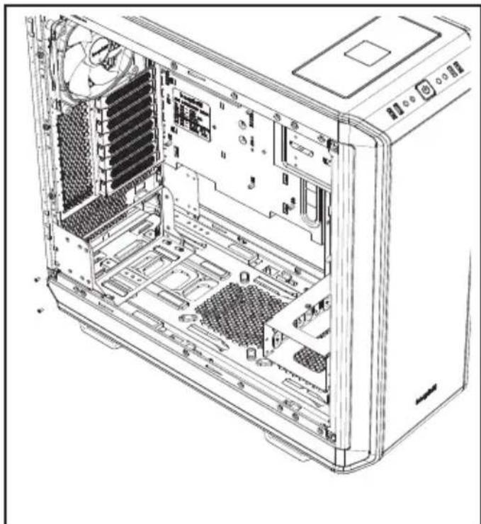 Be Quiet! Dark Base Pro 900 rev. 2 - Installation de l'alimentation - 1