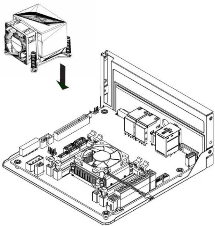 Supermicro SuperServer 5029C-T - 安装 CPU 散熱器 - 1
