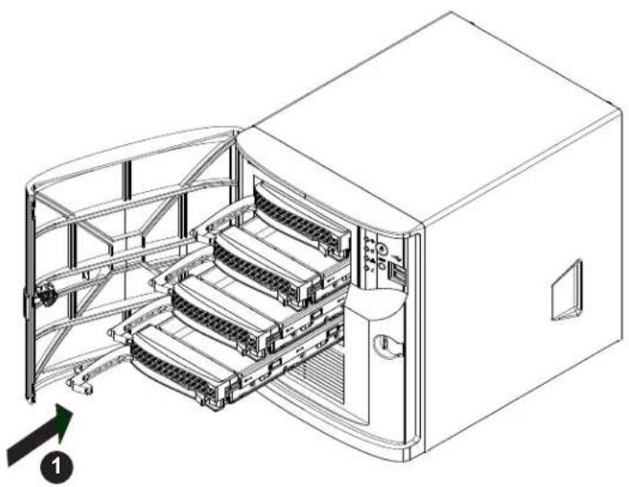 Supermicro SuperServer 5029C-T - 將磁碟機安裝在磁碟架內 - 1