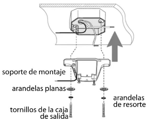 Craftmade EVY60 - Instalación del soporte de montaje. - 2