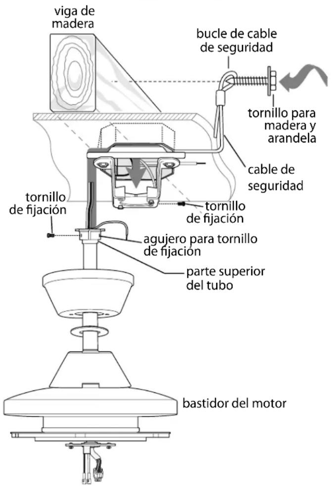 Craftmade PRT120 - Ensamblaje del ventilador. (cont.) - 2