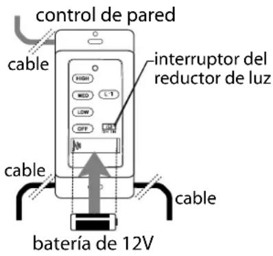 Craftmade WAT52 - Ensamblaje del control remoto de mano. - 2