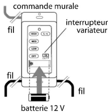 Craftmade GAR56 - Module de commande à distance portatif. - 2