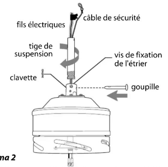 Craftmade GAR56 - Montage du ventilateur. - 2