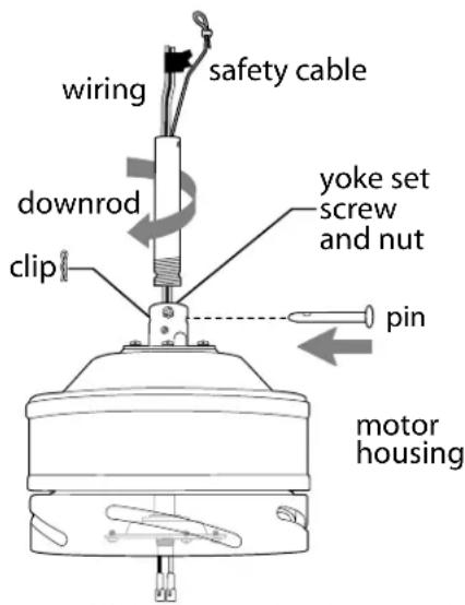 Craftmade GAR56 - Fan Assembly. - 2