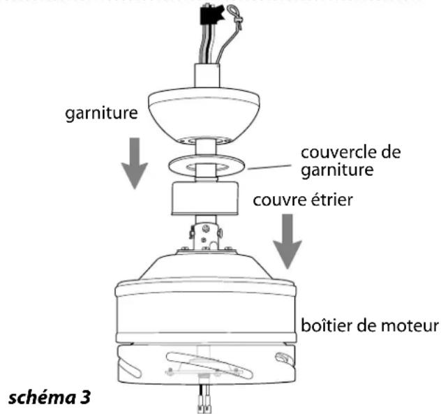 Craftmade GAR56 - Montage du ventilateur. - 3